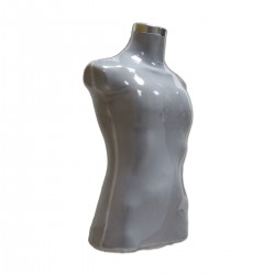 Yonhoo - Equipamiento Comercial | Maniquí Busto Hombre Económico Blanco | Ref. 930303