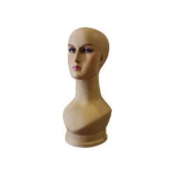Maniquí Cabeza Mujer Carne