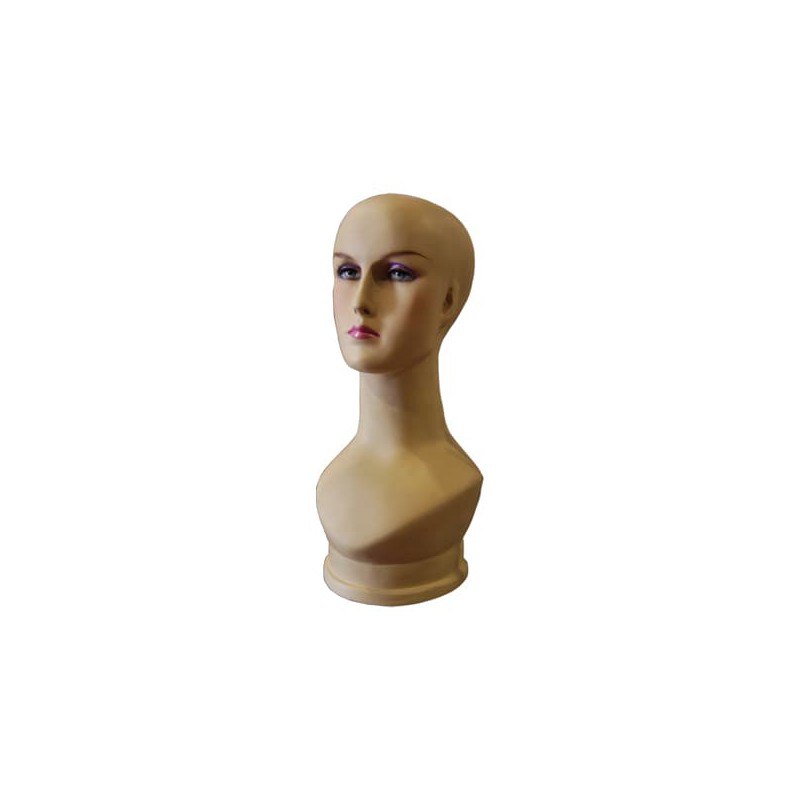 Maniquí Cabeza Mujer Carne