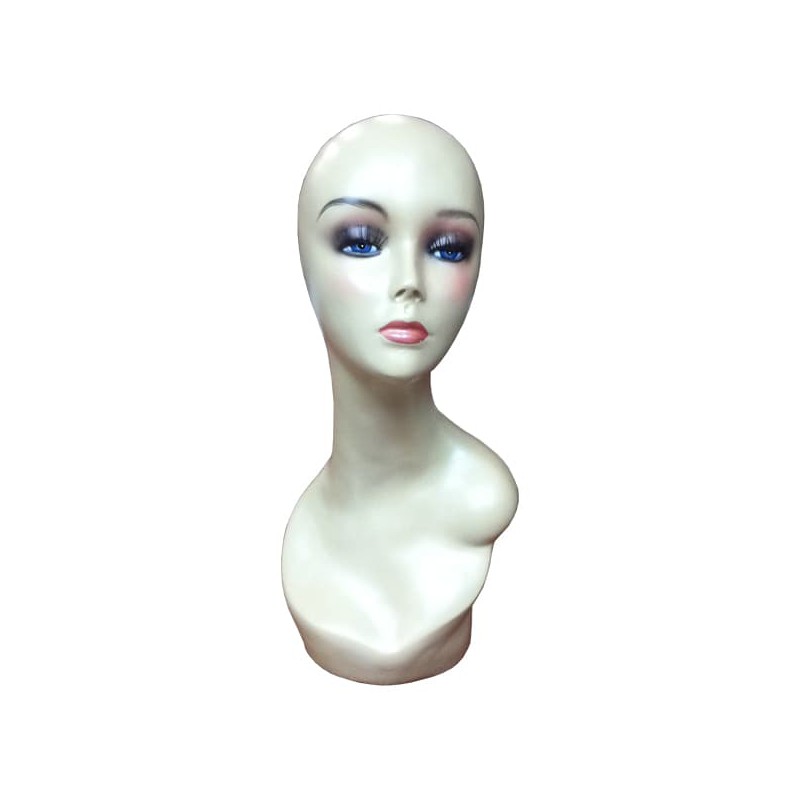 Maniquí Cabeza Mujer Carne