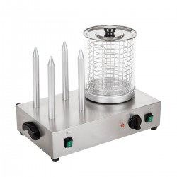 Yonhoo - Equipamiento Comercial | Máquina Profesional Hot Dog 4 Pinchos | Ref. HHD1