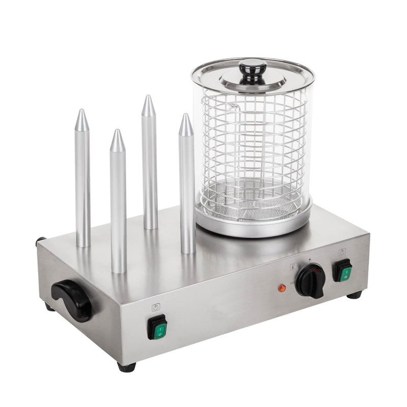 Máquina Profesional Hot Dog 4 Pinchos Máquina Profesional Hot Dog 4 Pinchos