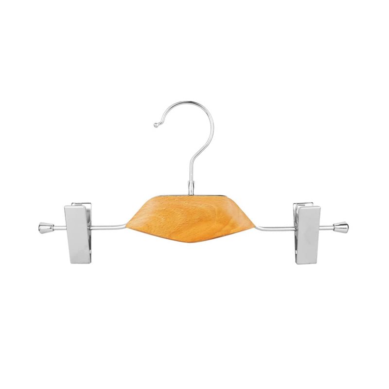 Percha de Madera y Metal con Pinzas 30 CM
