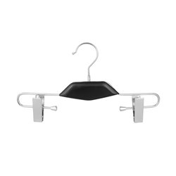 Percha de Metal y Madera con Pinzas 33 CM