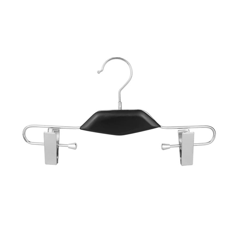 Percha de Metal y Madera con Pinzas 33 CM