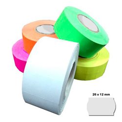 Yonhoo - Equipamiento Comercial | Etiquetas 26 x 12 MM Color Fucsia | Ref. 499201