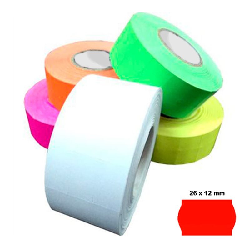Etiquetas 26 x 12 MM Color Fucsia