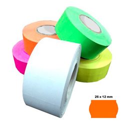 Yonhoo - Equipamiento Comercial | Etiquetas 26 x 12 MM Color Fucsia | Ref. 499206