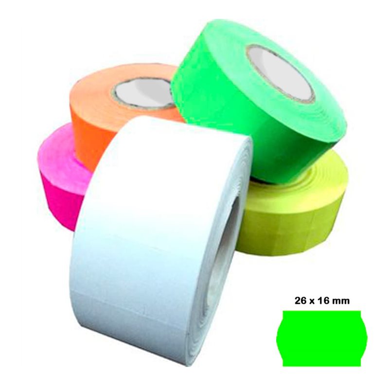 Etiquetas 26 x 16 MM Color Verde
