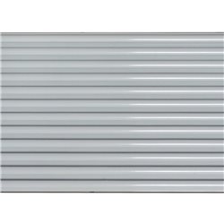 Panel de Aluminio Ranurado Blanco