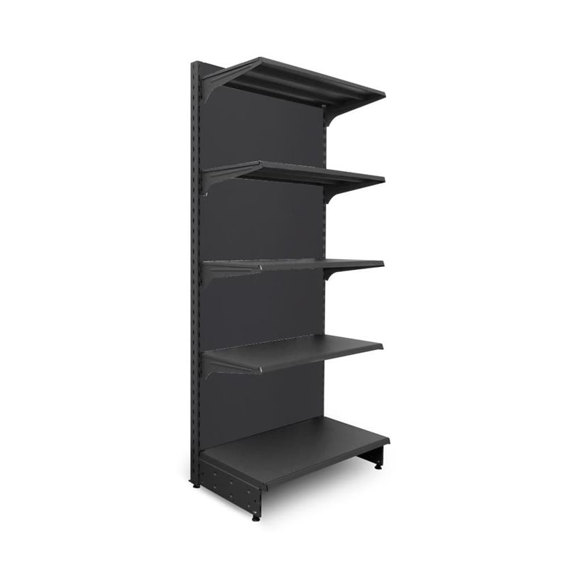 Estantería Comercio Gris Panelado Liso