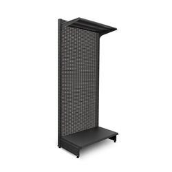 Estantería Comercio Gris Panelado Perforado