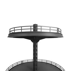 Yonhoo - Equipamiento Comercial | Estantería Gris Circular 4 Niveles | Ref. 56271