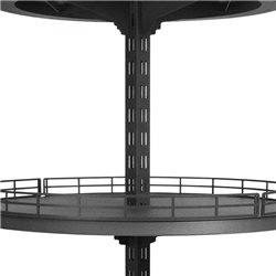 Yonhoo - Equipamiento Comercial | Estantería Gris Circular 4 Niveles | Ref. 56271