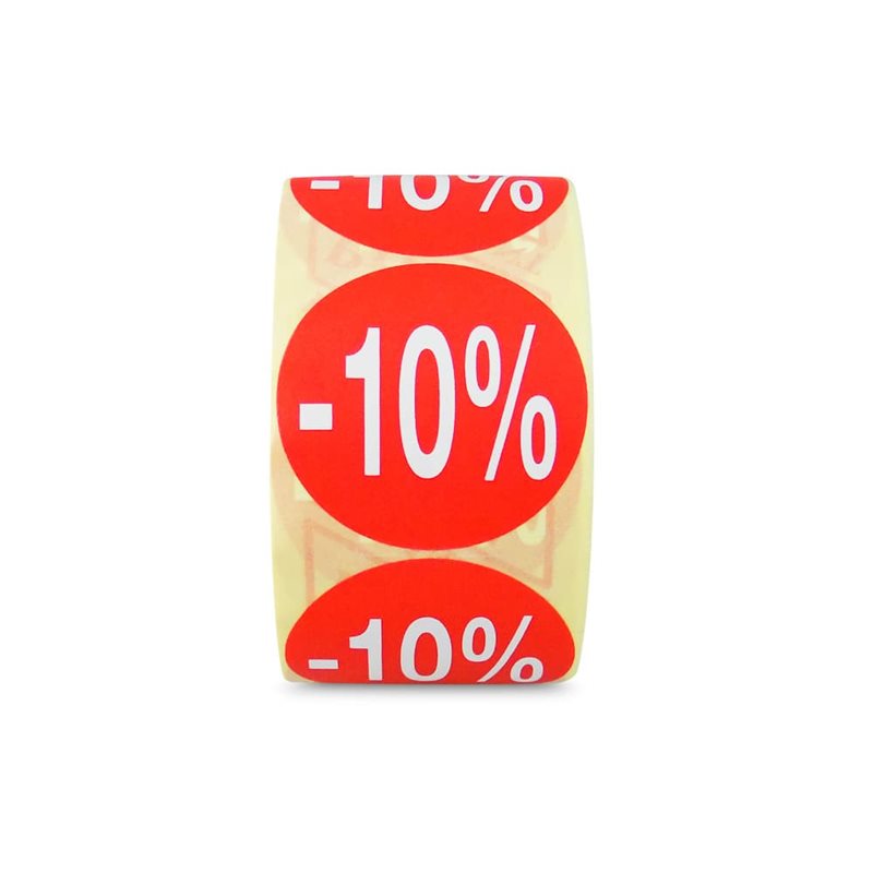 Etiquetas Adhesivas -10%