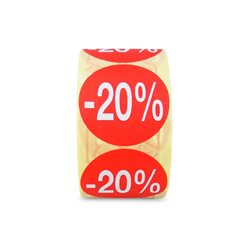 Etiquetas Adhesivas -20%