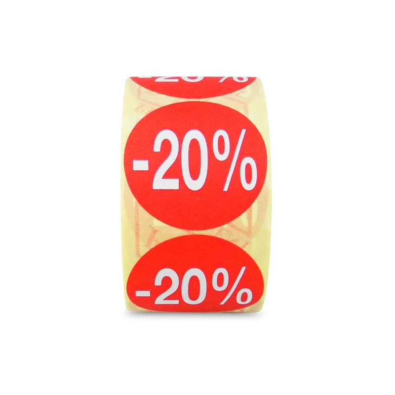 Etiquetas Adhesivas -20%