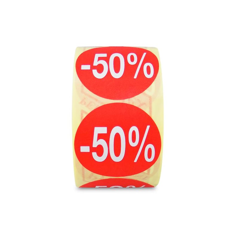 Etiquetas Adhesivas -50%