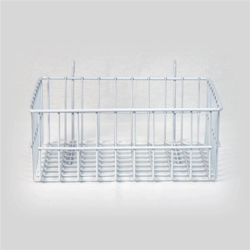 Cesta Blanca para Reja 30 cm