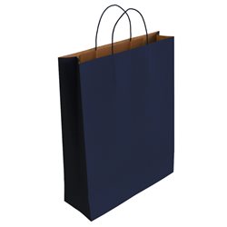 Bolsa Papel Kraft Azul 32 x 24 x 10 CM