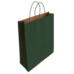 Bolsa Papel Kraft Verde 37 x 27 x 12 CM