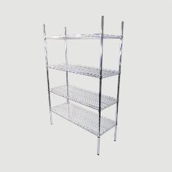 Yonhoo - Equipamiento Comercial | Estantería Tubular Cromada 90 CM | Ref. ETUB-R90