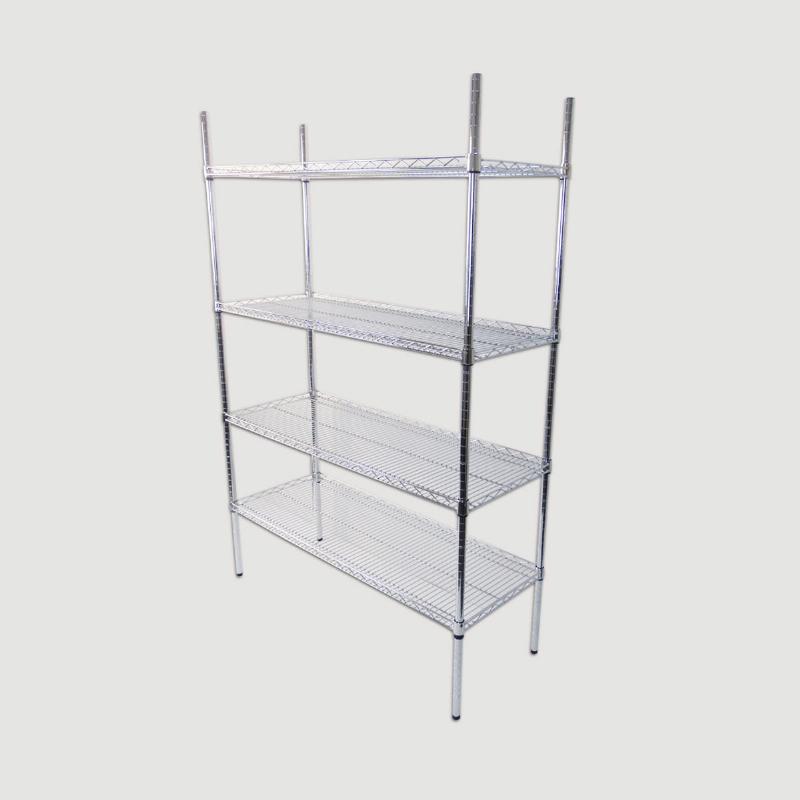 Estantería Tubular Cromada 90 CM Estantería Tubular Cromada 90 CM