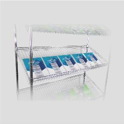 Yonhoo - Equipamiento Comercial | Estantería Tubular Cromada Inclinada 120 CM | Ref. ETUB-I120