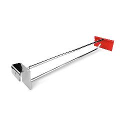 Yonhoo - Equipamiento Comercial | GANCHO PARA TUBO CON PORTAPRECIOS | Ref. 201740
