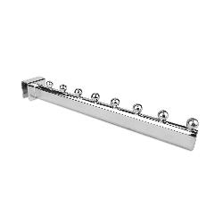 GANCHO GRUESO INCLINADO PARA TUBO - 30 CM (6 BOLAS)