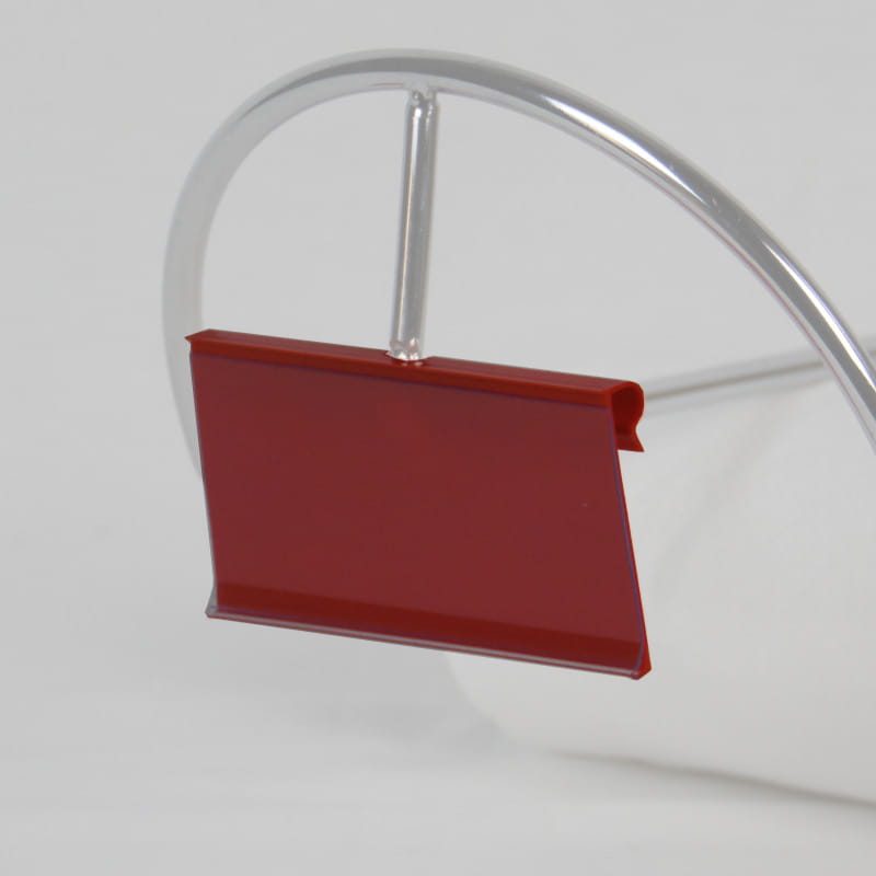 PORTAPRECIOS ROJO 80 X 40 MM