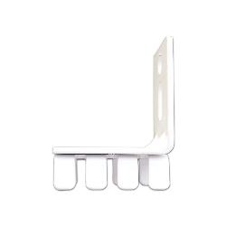 Yonhoo - Equipamiento Comercial | FIJACIÓN PARED PARA COLUMNA BLANCA | Ref. 37010