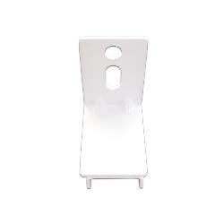 Yonhoo - Equipamiento Comercial | FIJACIÓN PARED PARA COLUMNA BLANCA | Ref. 37010