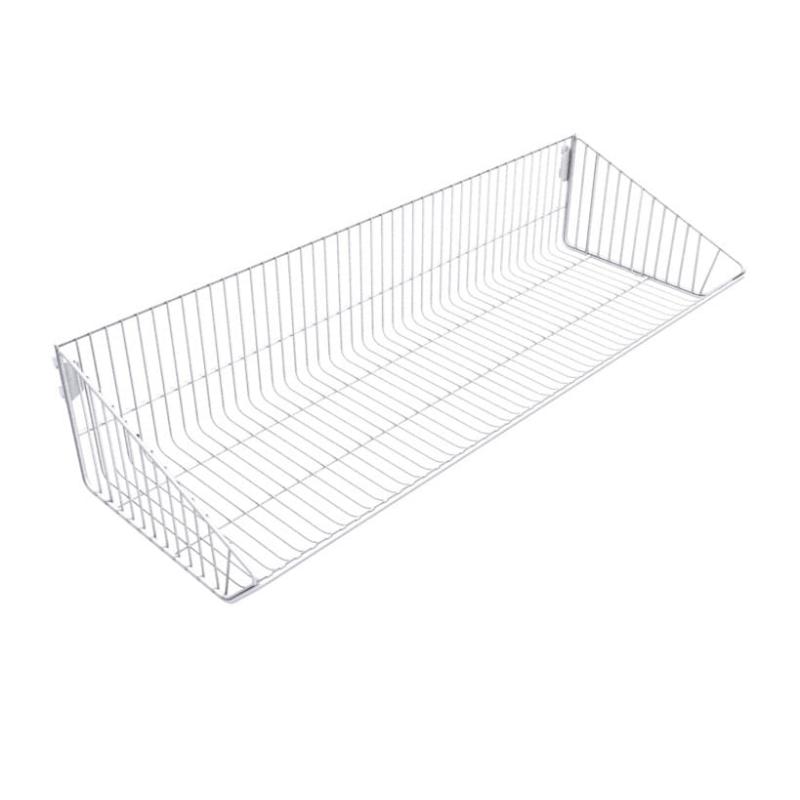 CESTA BLANCA PARA ESTANTERÍA 120 X 40 CM