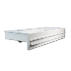 CAJÓN BLANCO CON RUEDAS PARA ESTANTERÍA