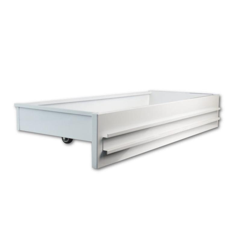 CAJÓN BLANCO CON RUEDAS PARA ESTANTERÍA