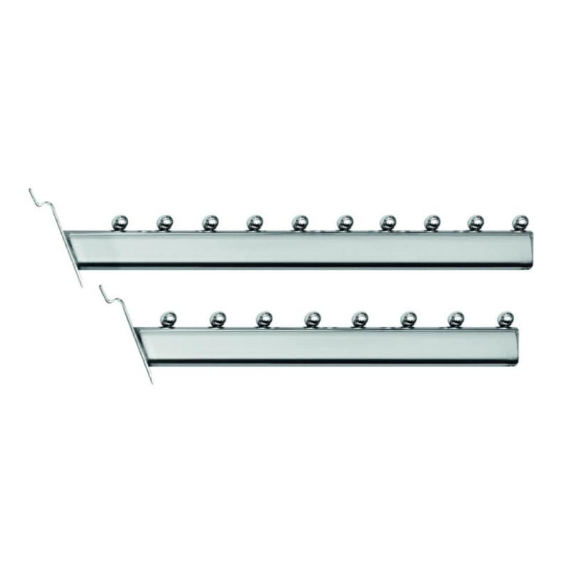 GANCHO GRUESO INCLINADO PARA TABLERO 30 CM (8 BOLAS)