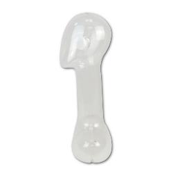 Yonhoo - Equipamiento Comercial | MANIQUÍ CABEZA DE HOMBRE TRANSPARENTE | Ref. MA152023