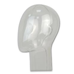 Yonhoo - Equipamiento Comercial | MANIQUÍ CABEZA DE HOMBRE TRANSPARENTE | Ref. MA152023