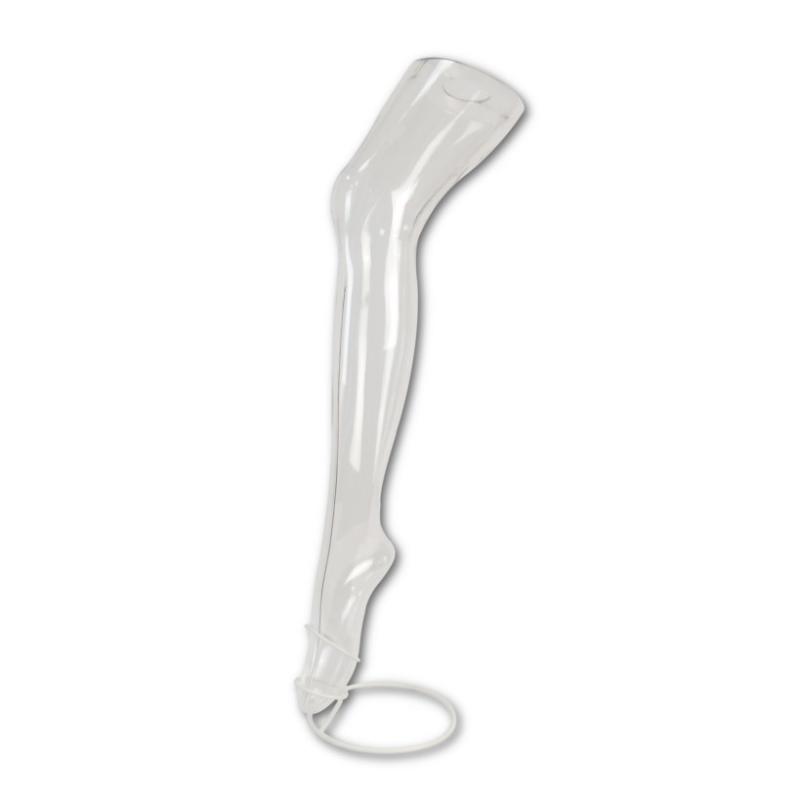 MANIQUÍ PIERNA MUJER TRANSPARENTE