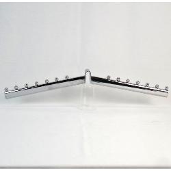 GANCHO DOBLE PARA TUBO 30 CM (14 BOLAS)