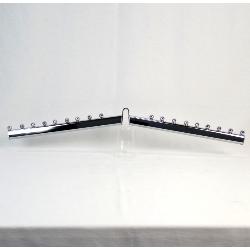 GANCHO DOBLE PARA TUBO 35 CM (18 BOLAS)
