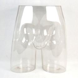 Yonhoo - Equipamiento Comercial | MANIQUÍ DE CADERA HOMBRE TRANSPARENTE | Ref. MA152083