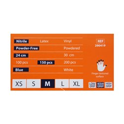 Yonhoo - Equipamiento Comercial | GUANTES DE NITRILO AZUL CAT III (150 UD) | Ref. LS20018