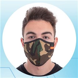 MASCARILLA REUTILIZABLE CAMUFLAJE (10UD)