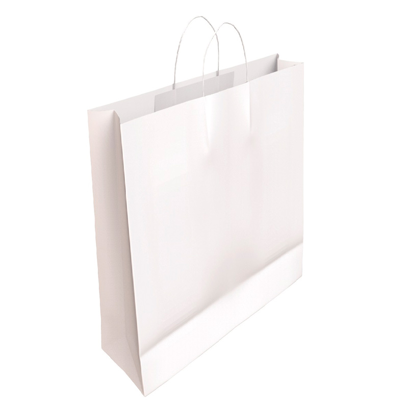 Bolsa Papel Kraft Blanco 32 x 24 x 10 CM