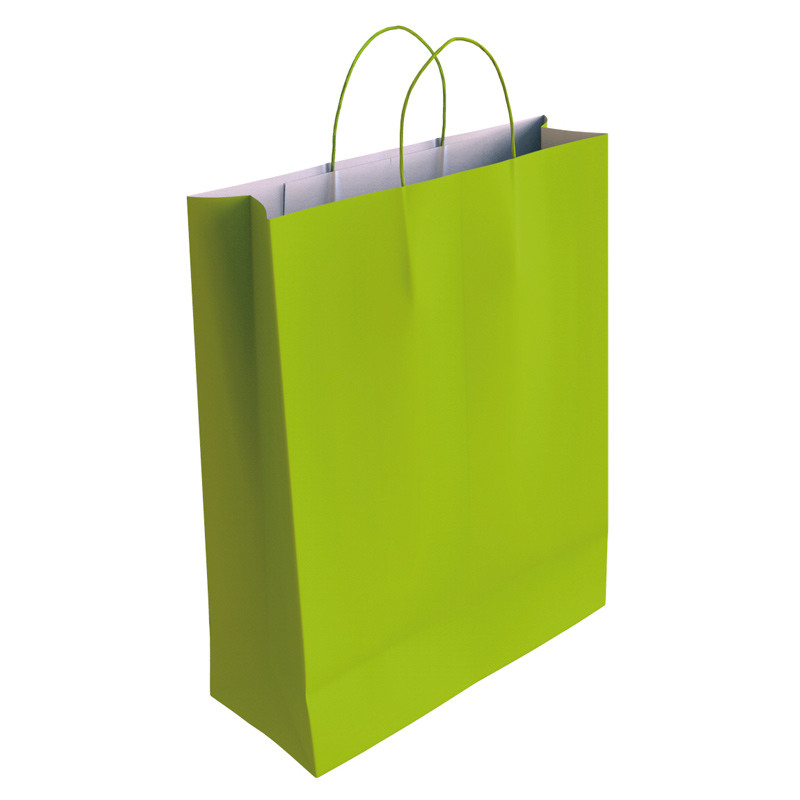 Bolsa Papel Kraft Pistacho 37 x 27 x 12 CM