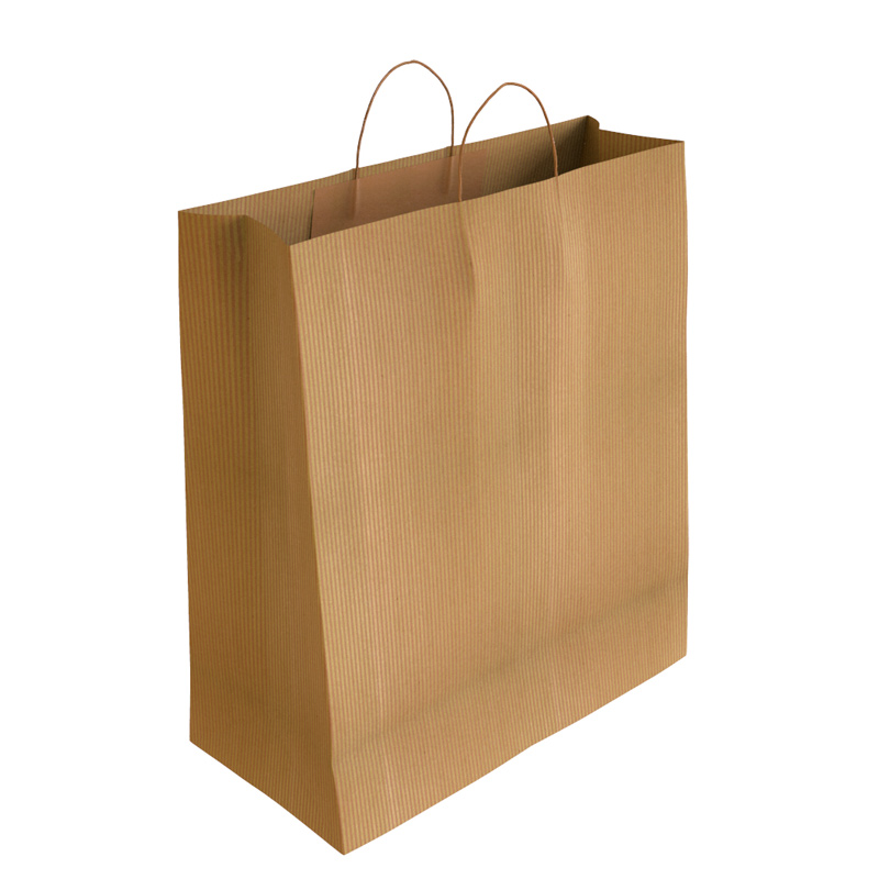Bolsa Papel Celulosa Pistacho 32 x 24 x 10 CM