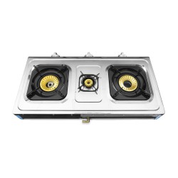 Yonhoo - Equipamiento Comercial | Cocina de Gas 3 Fuegos | Ref. SRB1623