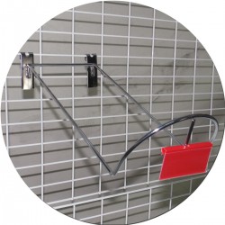 Yonhoo - Equipamiento Comercial | Soporte de Balones para Reja con Portaprecios | Ref. 230442